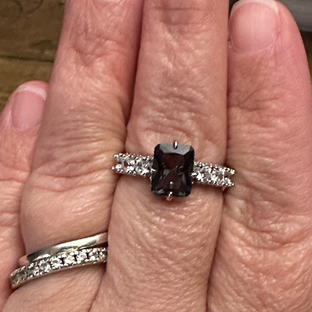 Bomb Party Green Tourmaline CZ Ring
